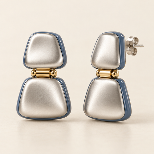 Cloud Hinge earrings — AI design rendering