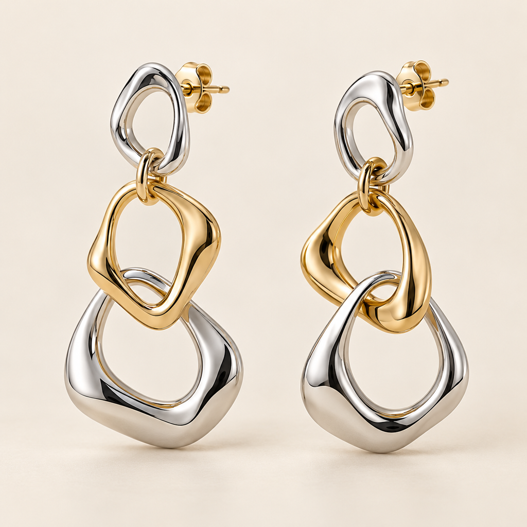 Orbit Cairn earrings — AI design rendering