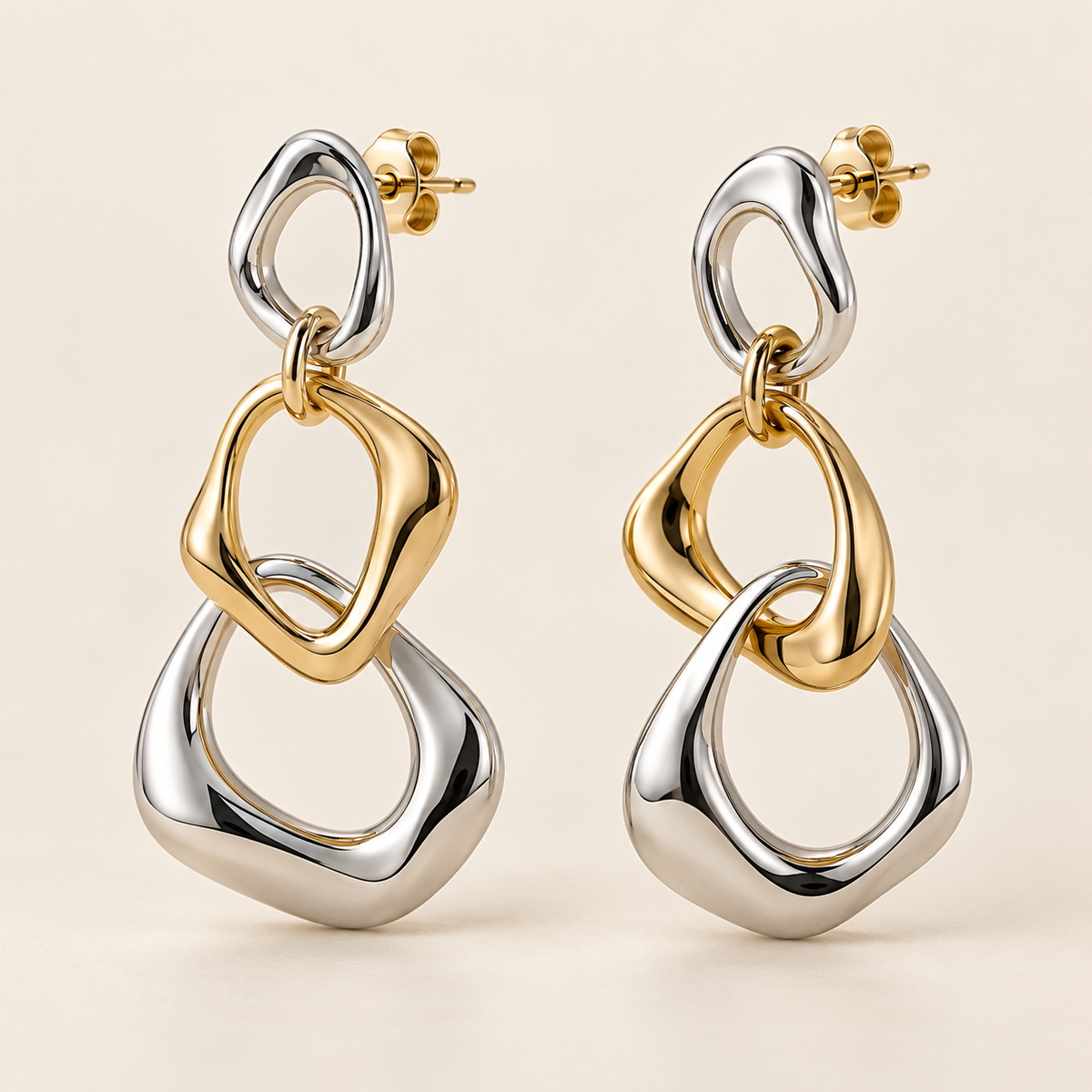 Orbit Cairn earrings — AI design rendering